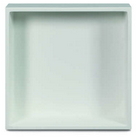 In- of opbouwnis solid surface, mat wit 29.5x29.5x8cm